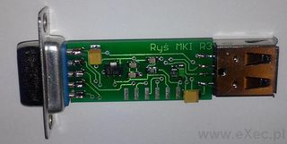 Ry - trzecia wersja deweloperska adapteru USB dla Amigi