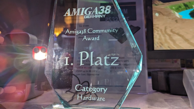 Amiga38 Community Award dla Claude i Michaa