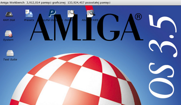The Amiga Workbench Simulation