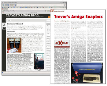 Blog and Amiga Future article