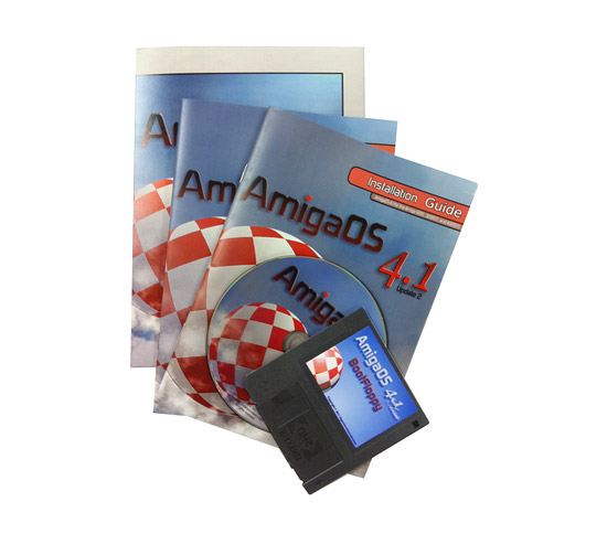 AmigaOS 4.1 Classic zawartość pudełka