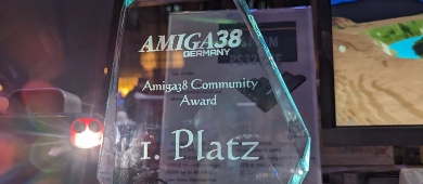 Amiga38 Community Award for Claude and Michal